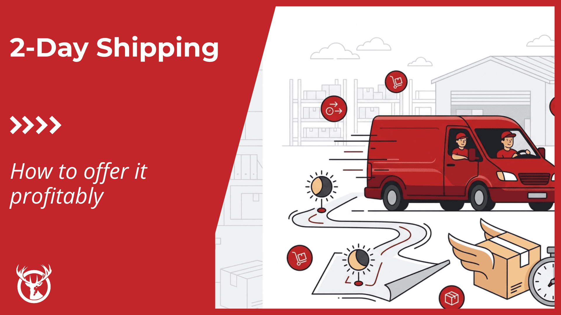 How can my business offer 2-day shipping?