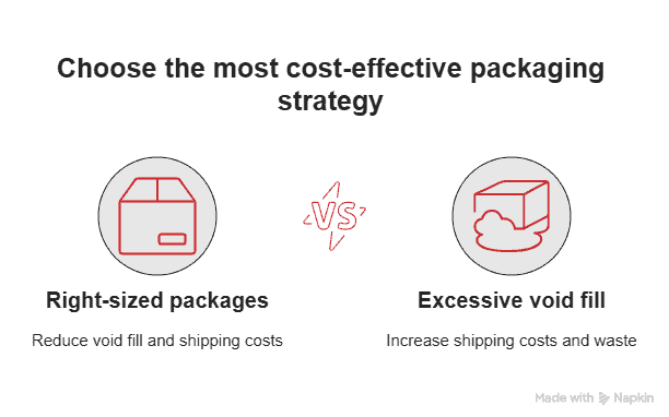 Cost-effective packaging strategy