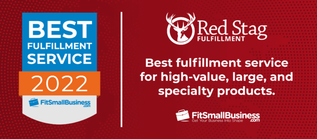 Red Stag named best eCommerce fulfillment for large and high-value products for the 7th year by Fit Small Business