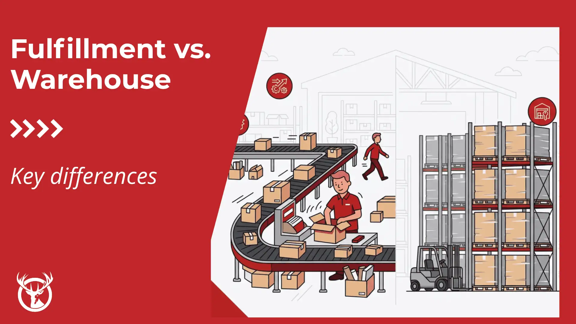 Fulfillment center vs. warehouse