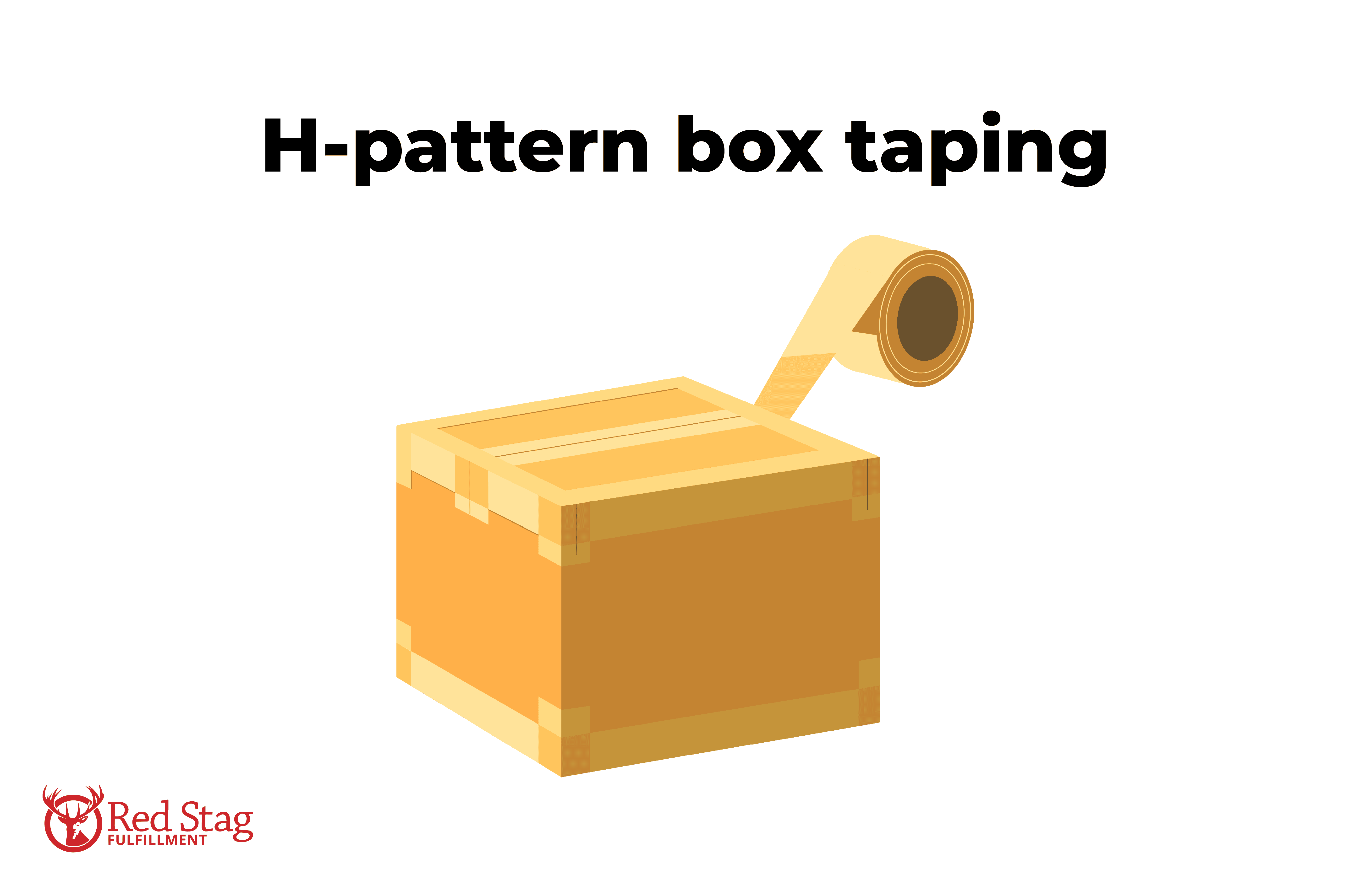 H-pattern box taping