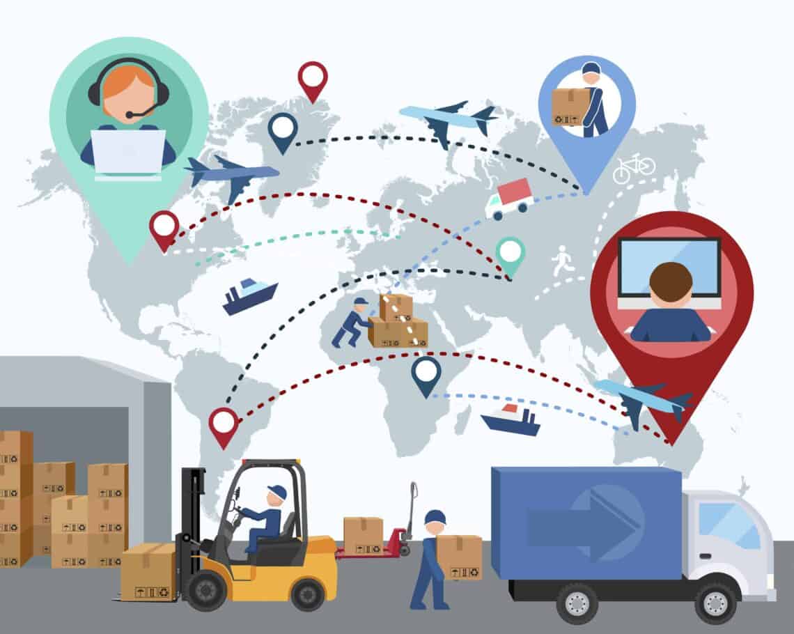 third-party logistics provider offering help with diversifying supply chain partners