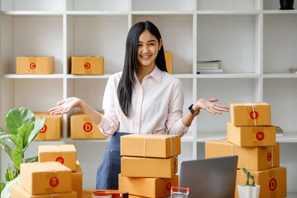 eCommerce business deciding what box size to use