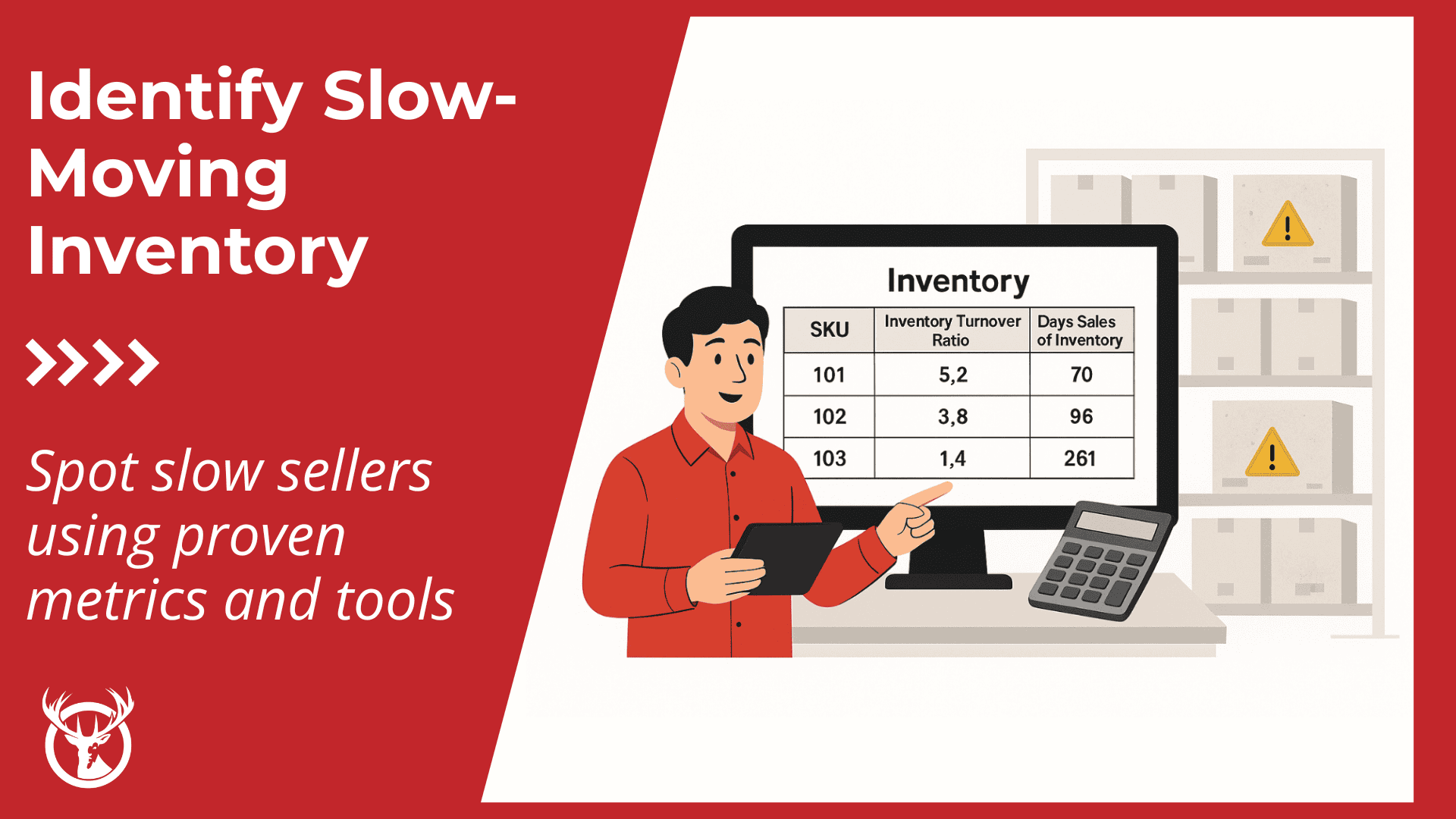 How to identify slow-moving inventory: Methods, metrics & tools