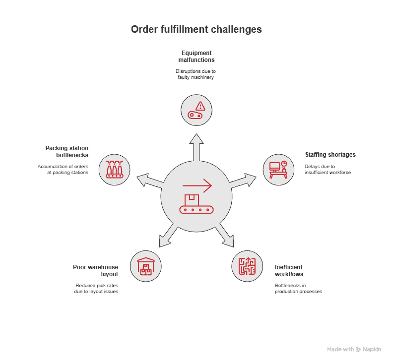 Order fulfillment challenges