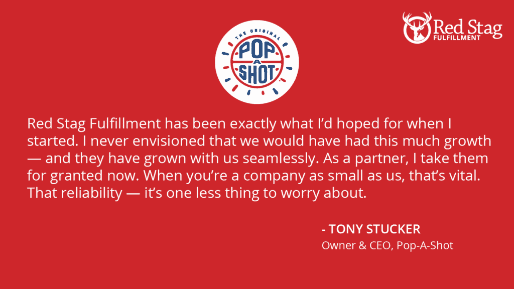 Customer quote on Red Stag being a reliable partner going beyond just reducing shipping costs