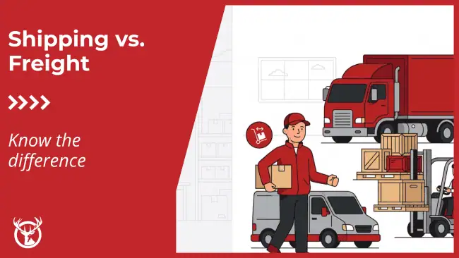 Shipping vs. freight: what’s the difference?