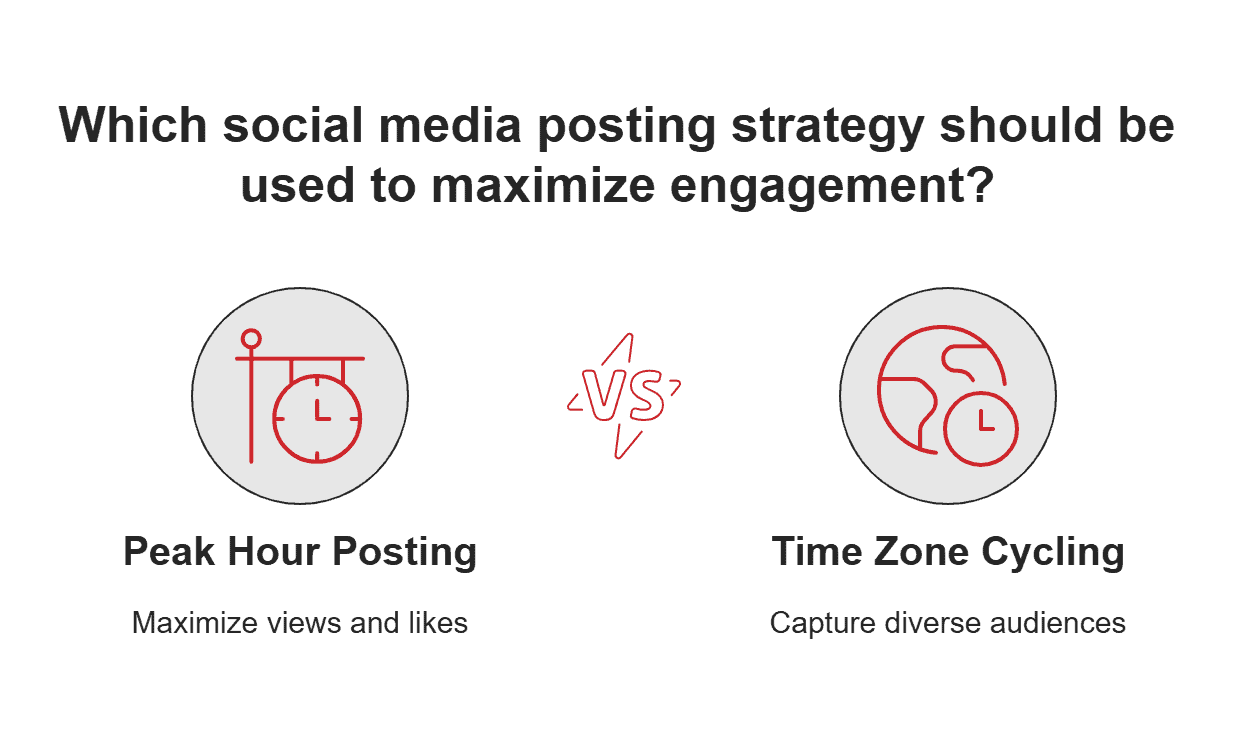 Social media posting strategies Social media posting strategies