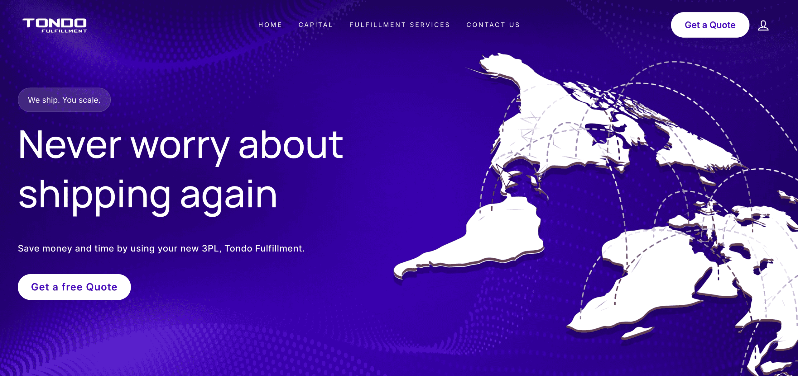 Tondo Fulfillment homepage