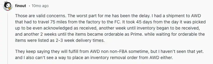 Amazon AWD review
