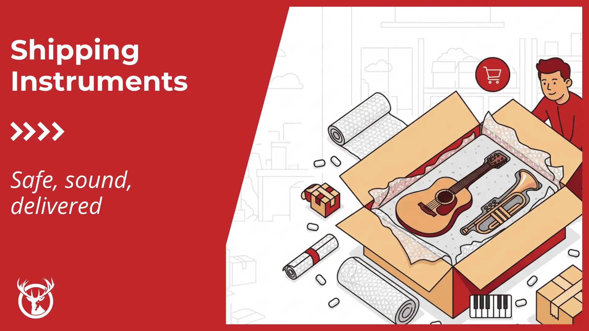 How to ship musical instruments