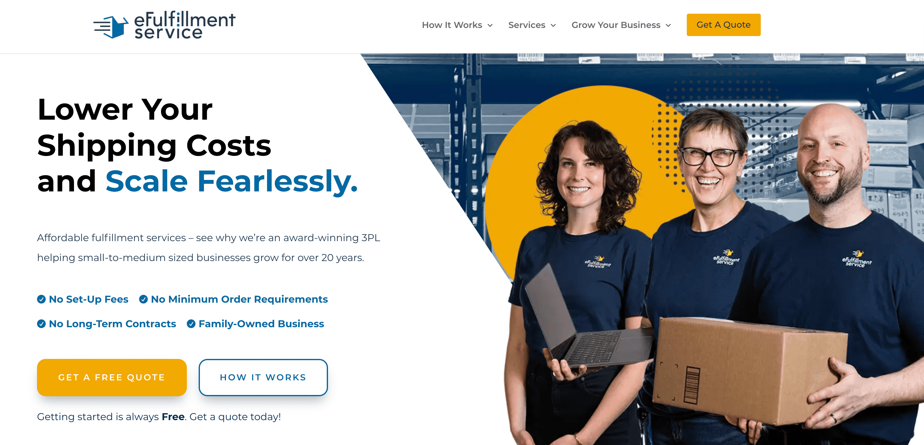 eFulfillment Service Homepage