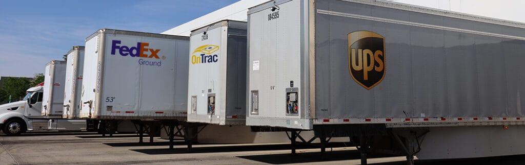 multiple trailers demonstrates carrier diversification