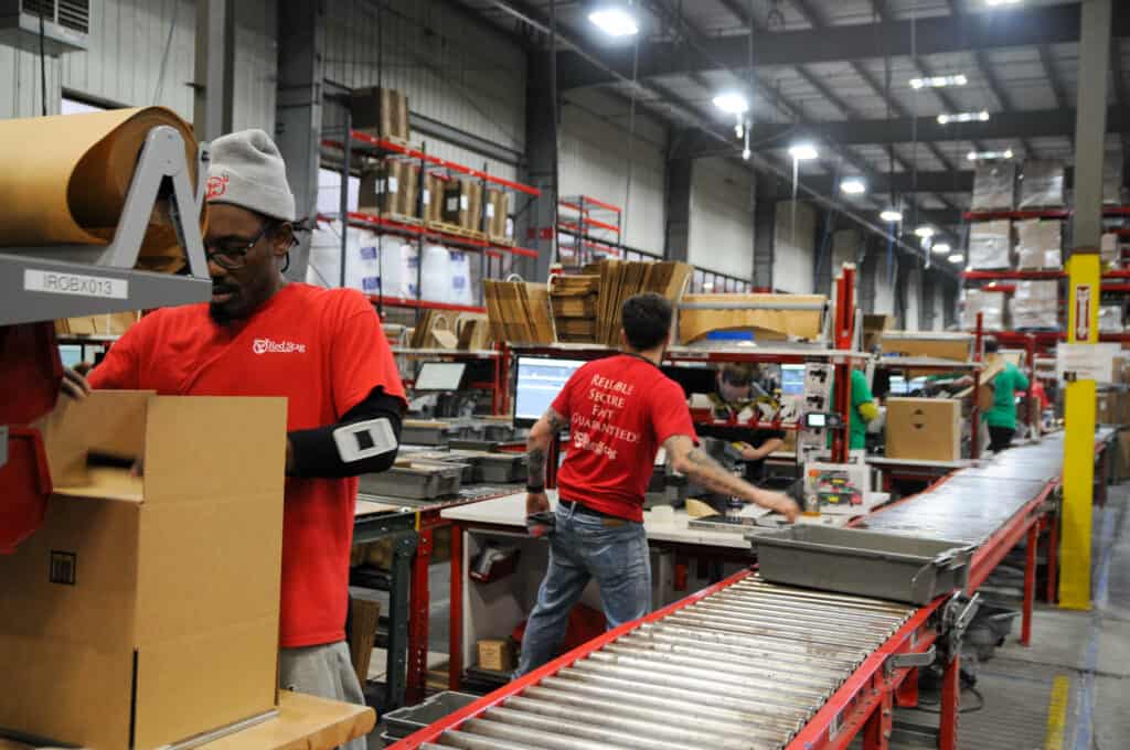 fulfillment center packaging