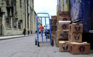 truck to ship alcohol to customers