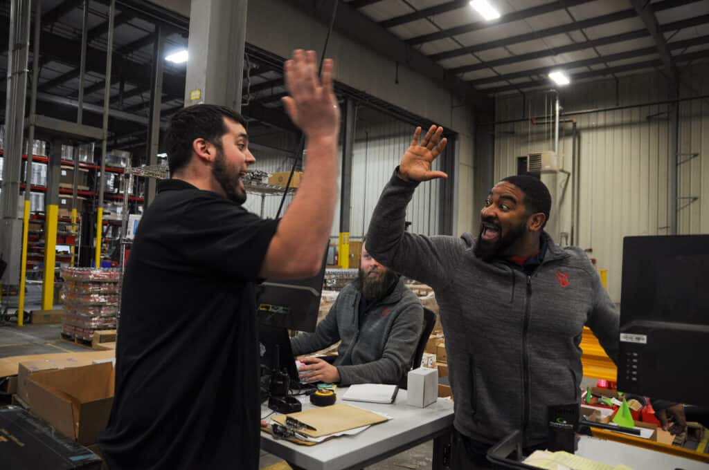 inventory manage important work should always end with an enthusiastic high-five 