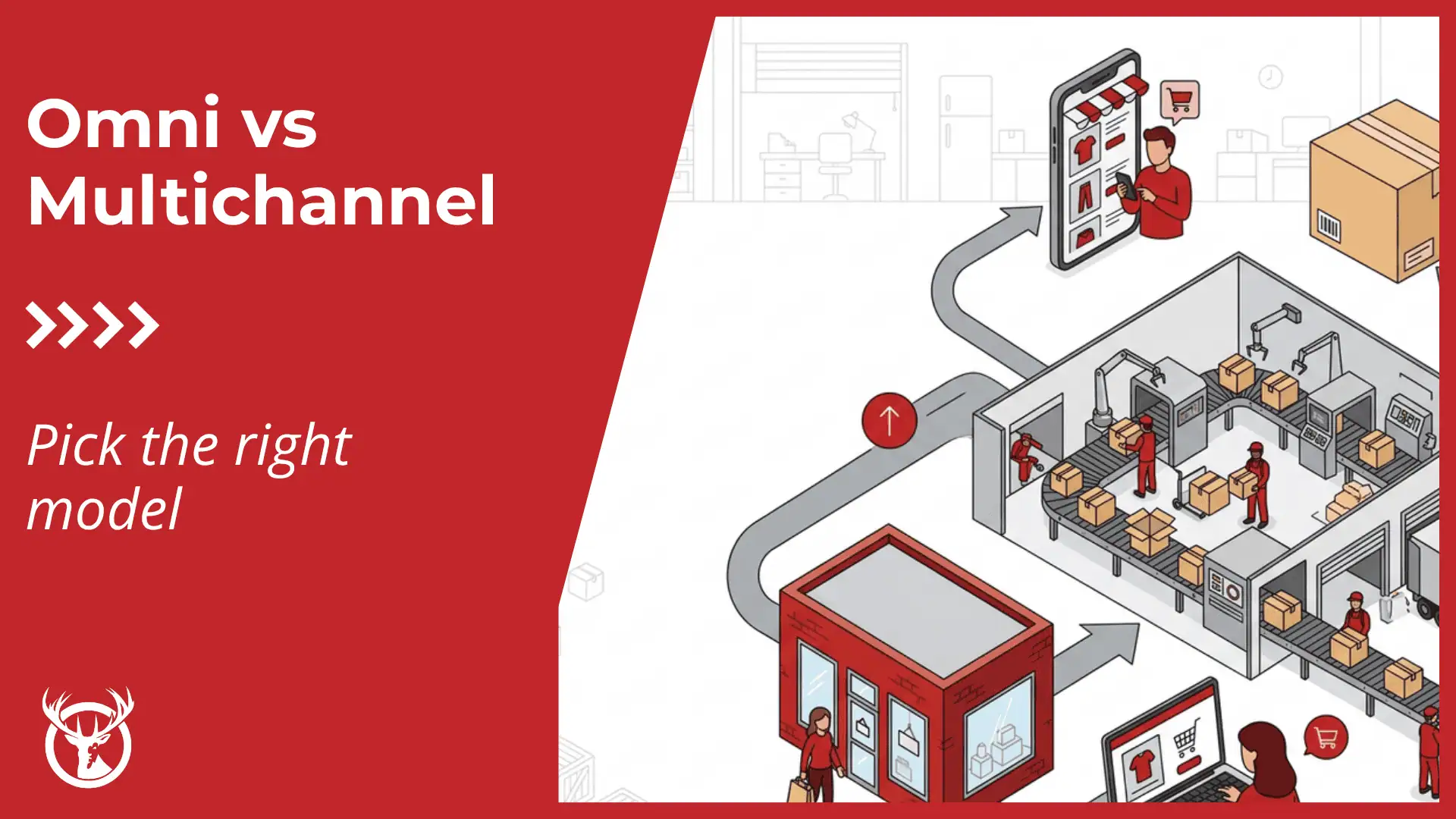 Omnichannel fulfillment vs. multichannel fulfillment