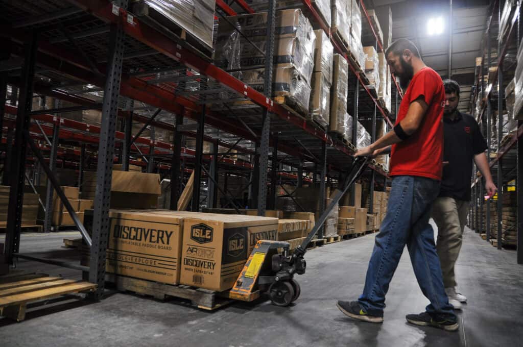warehouse workers