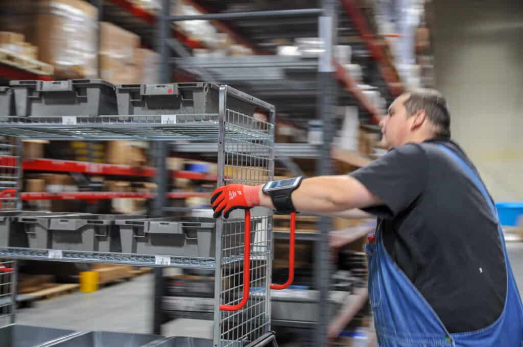 warehouse safety still allows people to pick quickly
