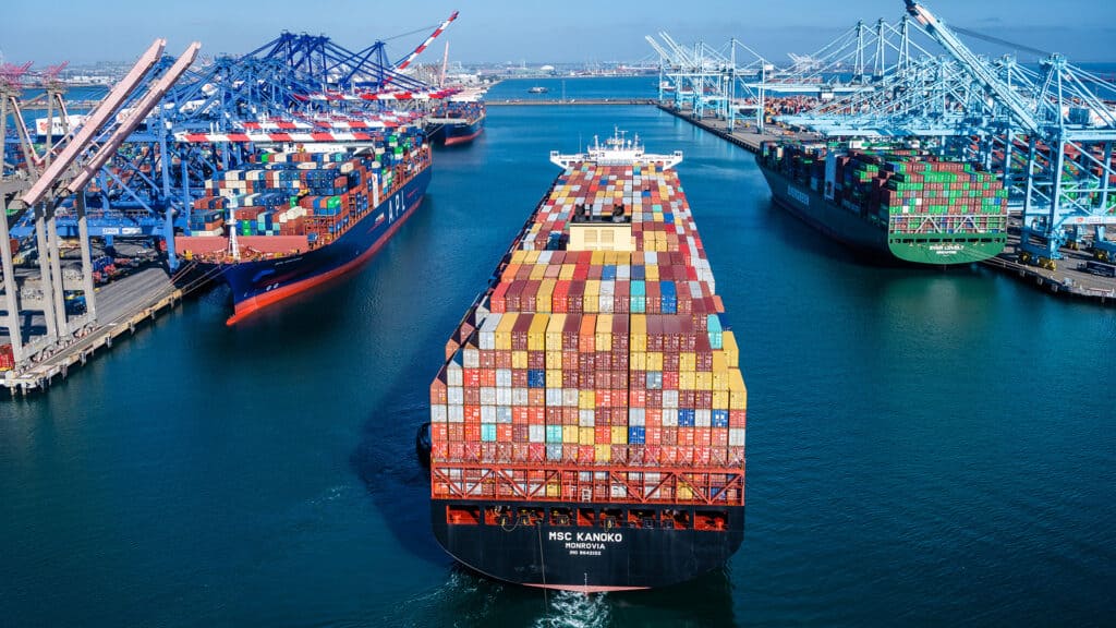 california fulfillment container ships