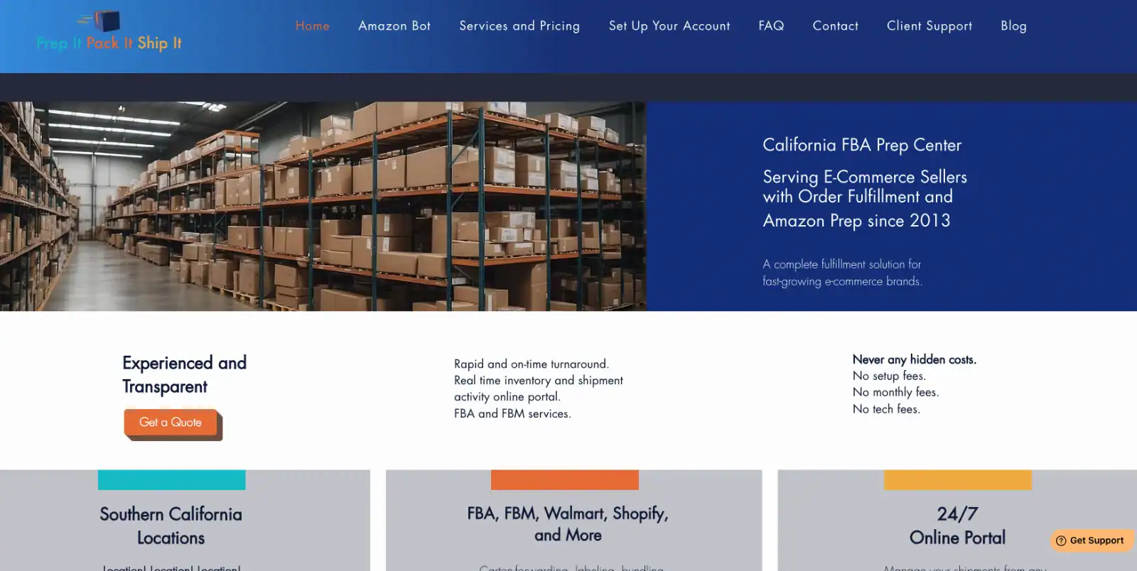 Prep It Pack It Ship It homepage Prep It Pack It Ship It homepage